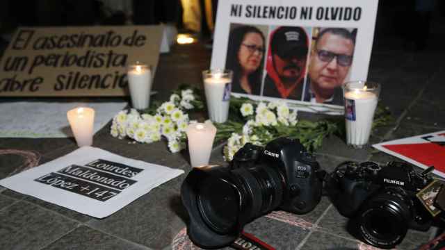 Protestas por la muerte de periodistas en México.