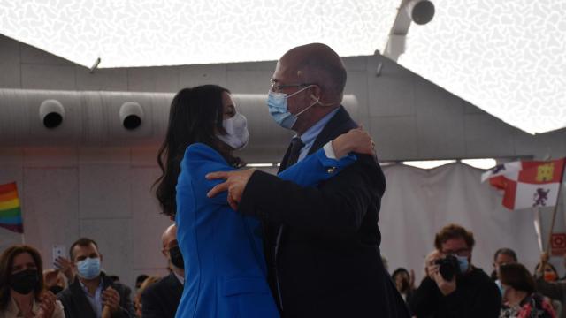 Inés Arrimadas y Francisco Igea, en un acto de campaña.