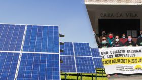 Hay que ponerlas, el presidente Puig destaca los beneficios de las fotovoltaicas tras las protestas.