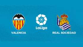 Valencia - Real Sociedad: siga el partido de La Liga, en directo