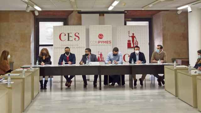 Reunión de CES con el PP de Salamanca