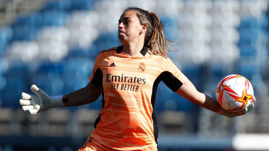 Misa Rodríguez, en un partido del Real Madrid Femenino de la temporada 2021/2022