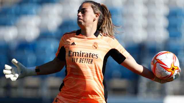 Misa Rodríguez, en un partido del Real Madrid Femenino de la temporada 2021/2022