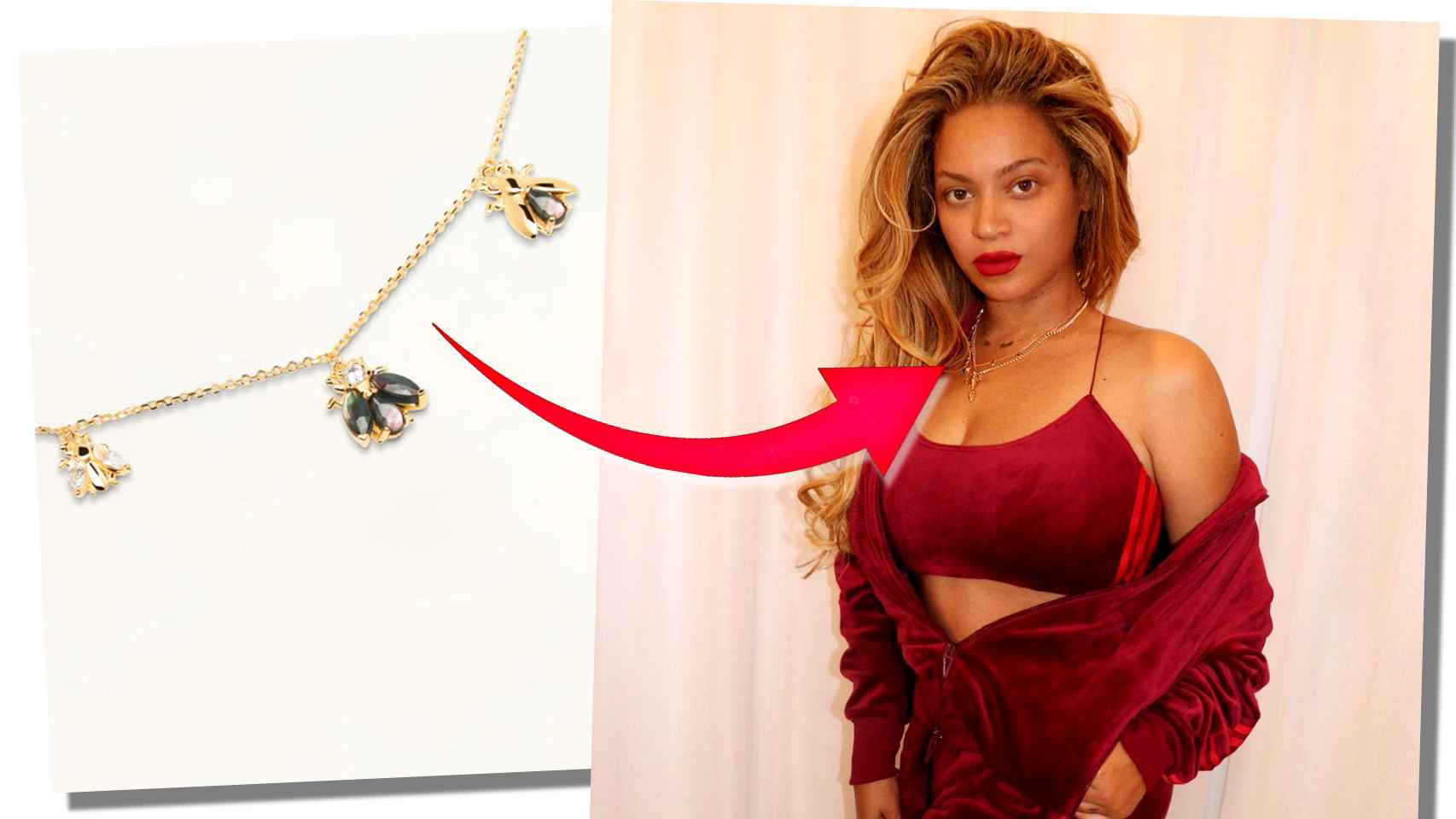 Beyoncé tiene en su joyero el collar La Bamba de PDPaola.