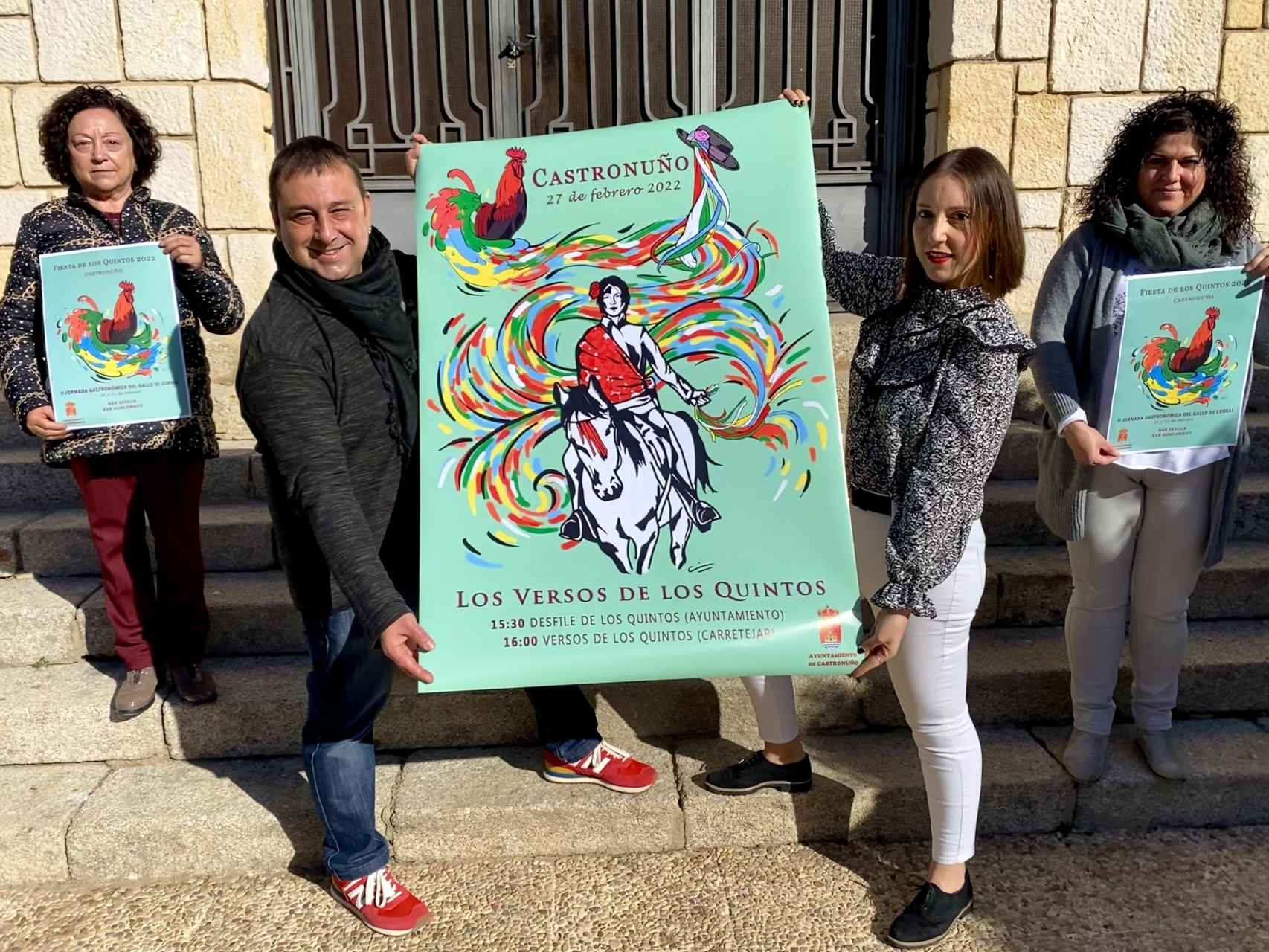 Presentación del cartel de 'Los Versos de los Quintos' en Castronuño