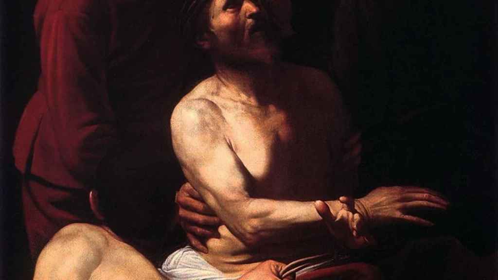 Detalle de 'La coronación de espinas' de Caravaggio. / Wikimedia Commons.