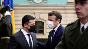 Macron y Zelenski