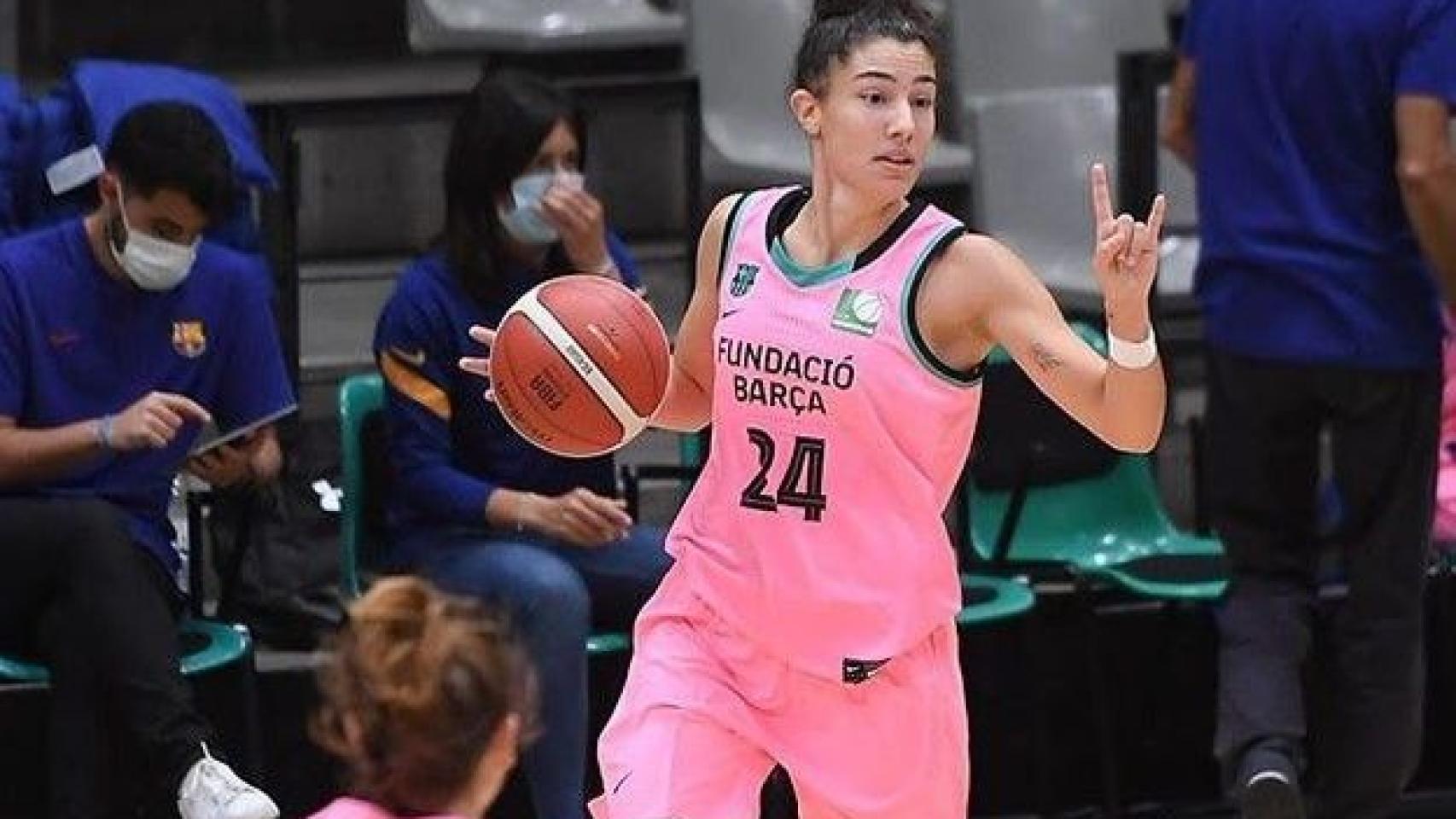 Ainhoa López, jugadora del Barça de baloncesto, anuncia que padece cáncer