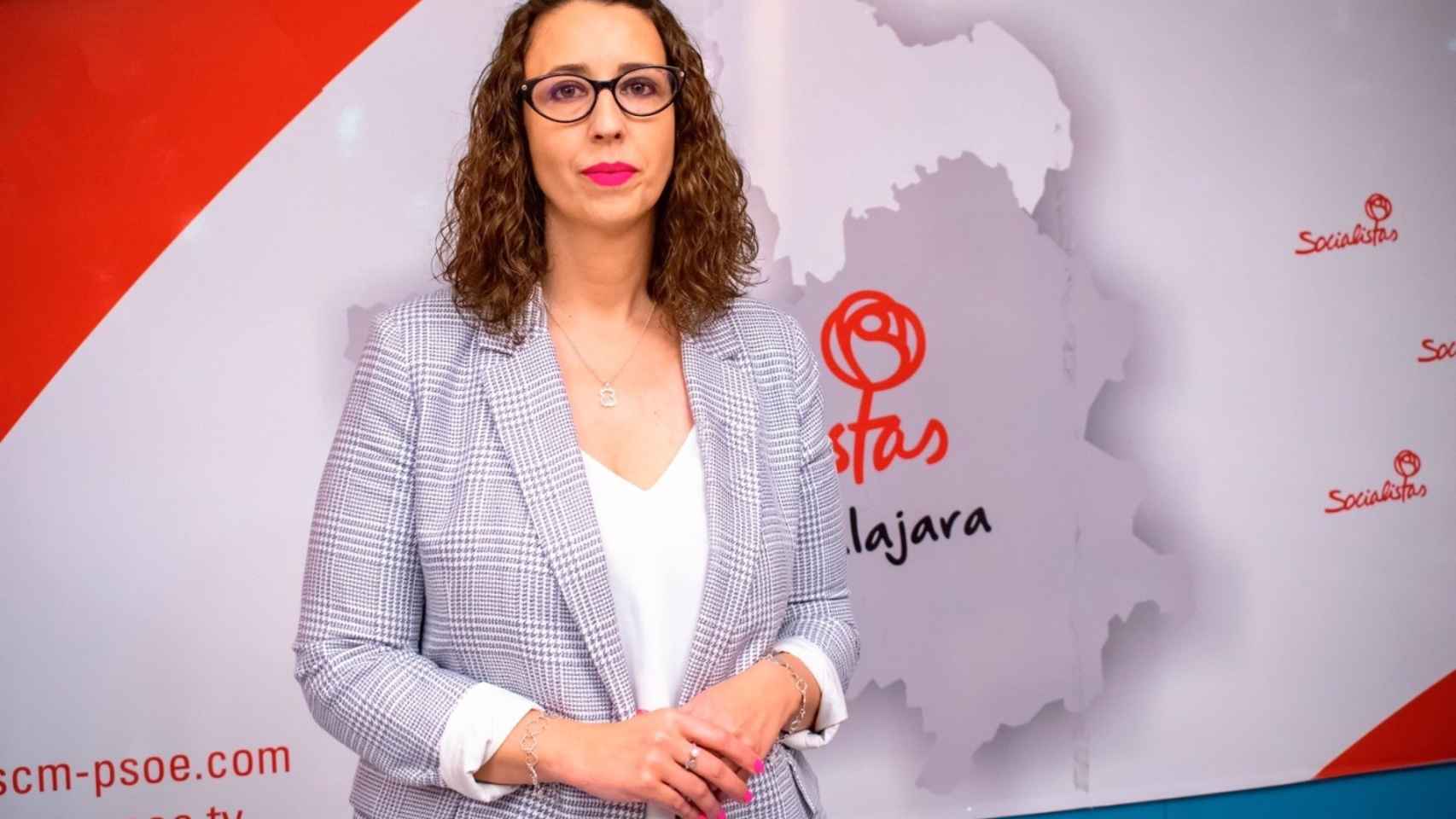 Sara Simón, secretario local del PSOE de Guadalajara