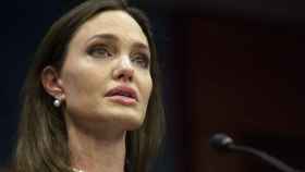 Angelina Jolie durante su discurso.