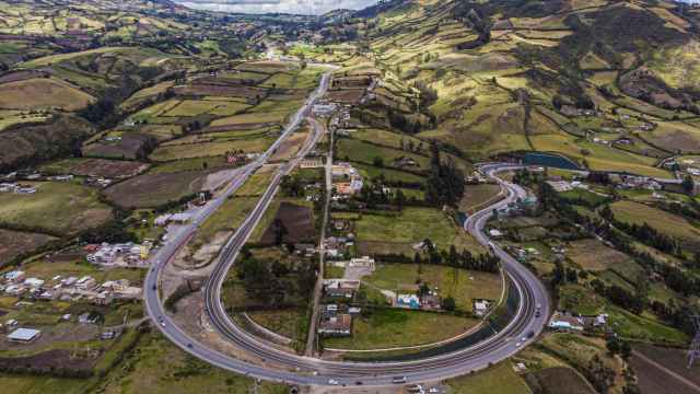 Imagen de la autopista de Colombia desarrollada por Sacyr.