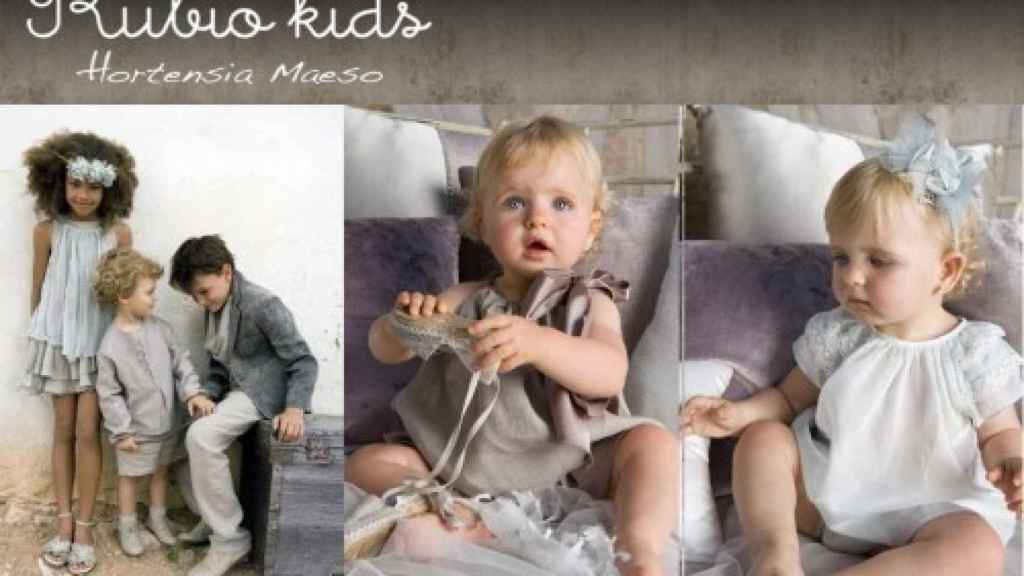 Imagen del catálogo de Rubio Kids by Hortensia Maeso.