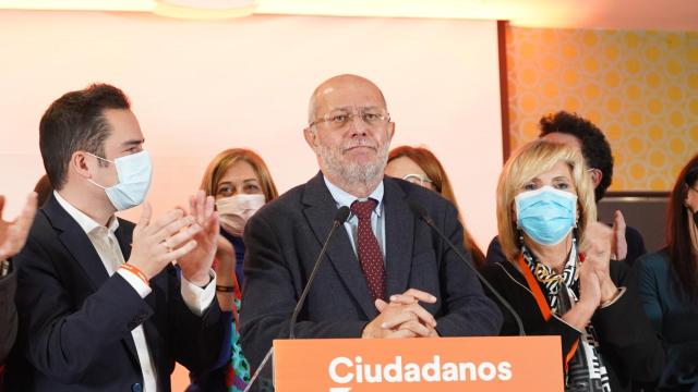 Francisco Igea el domingo, tras conocerse el resultado de las elecciones