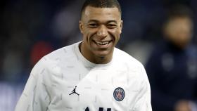 Kylian Mbappé, en un partido del PSG de la temporada 2021/2022