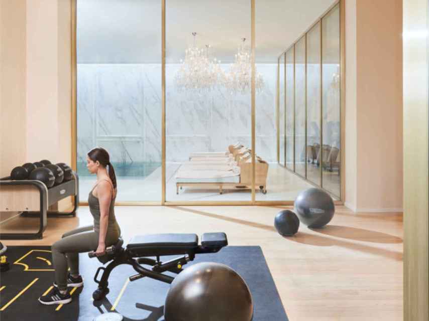 Zona Wellness en el spa The Beauty Concept del Hotel Mandarin Oriental Ritz.