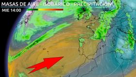 Aire cálido llegando a España en la tercera semana de febrero. Eltiempo.es