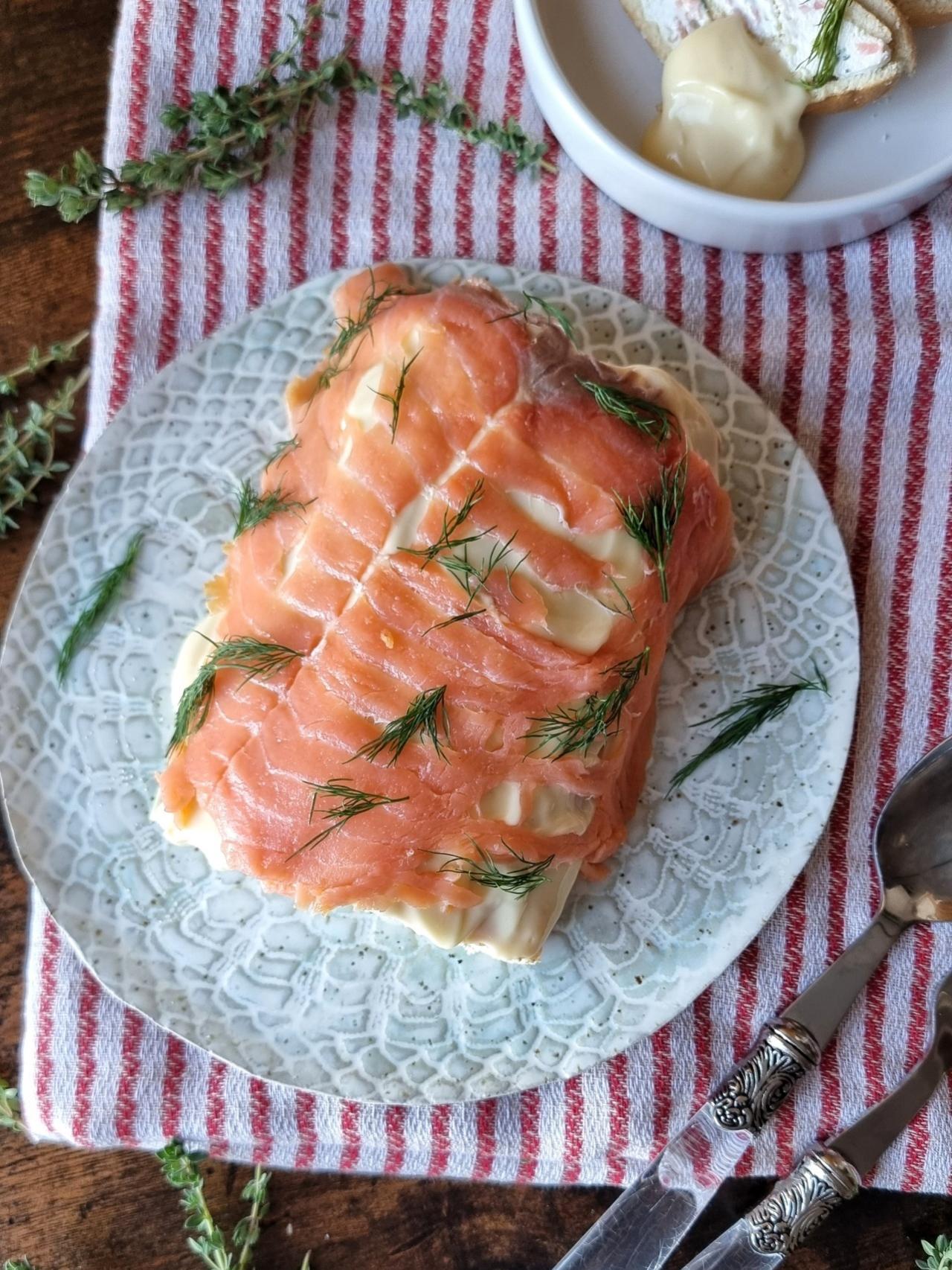 Brazo de gitano salado de salmón ahumado, una receta fácil para ...