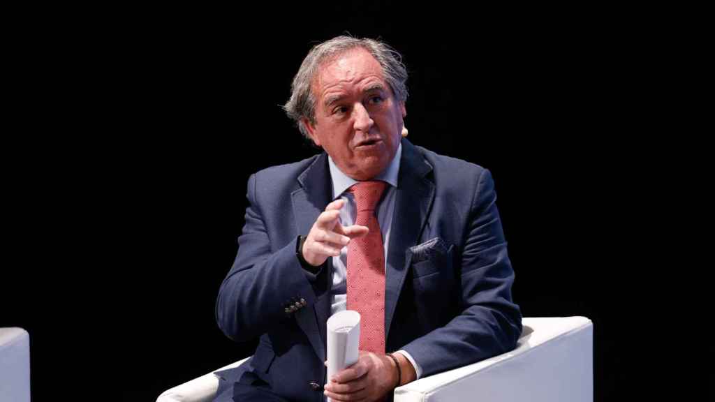 Ángel Nicolás, presidente de CECAM,  en el Foro Económico Español 'Castilla-La Mancha: logros y desafíos'.