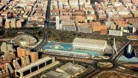 Vista aérea de Valencia.