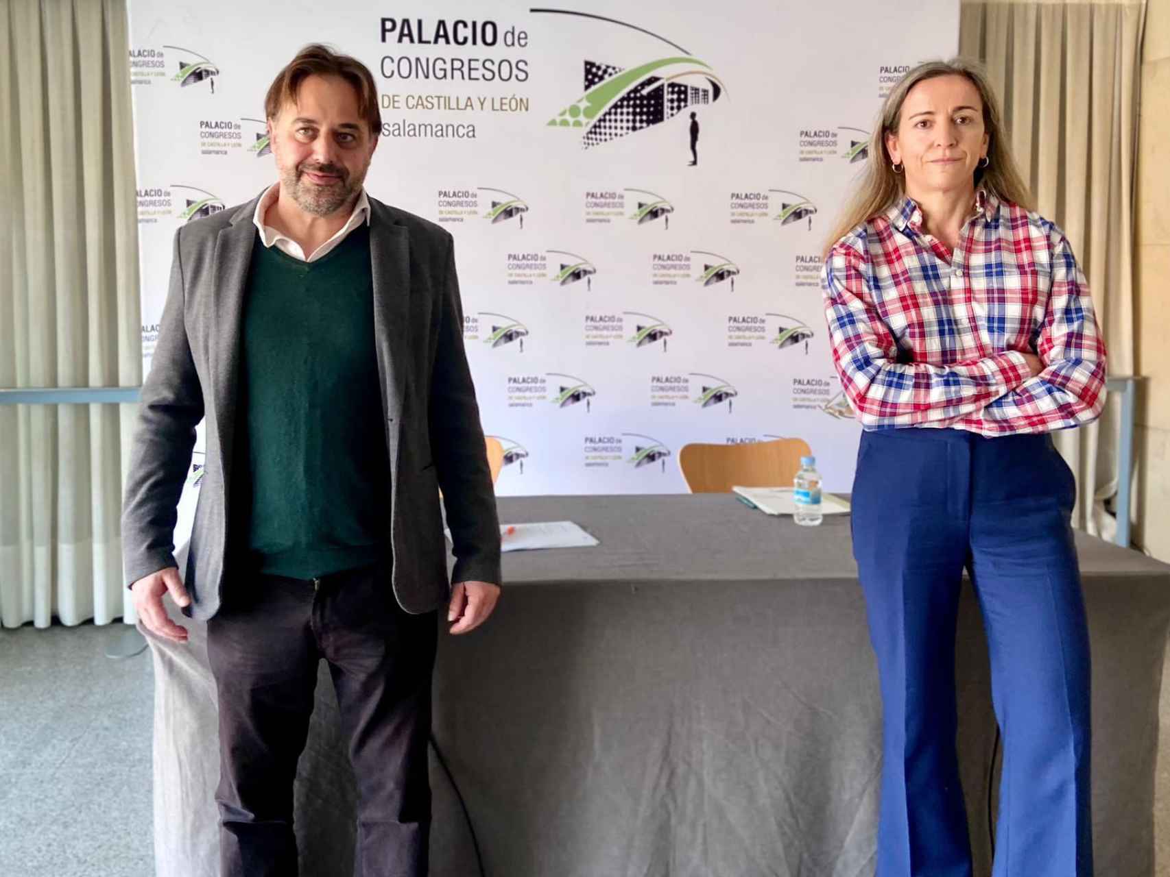 El concejal de Turismo, Fernando Castaño, y la directora del Palacio de Congresos, Susana Pérez Vilán