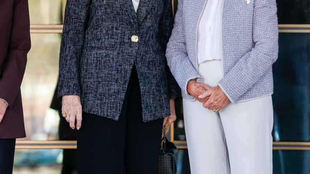 La reina Sofía durante el acto de este 17 de febrero.