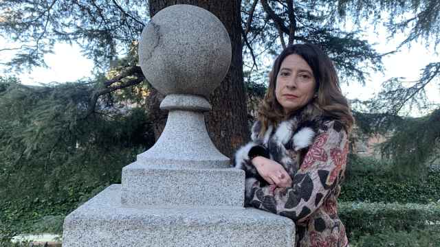 Ana Merino, autora de 'Amigo' (Destino) en la Residencia de Estudiantes de Madrid
