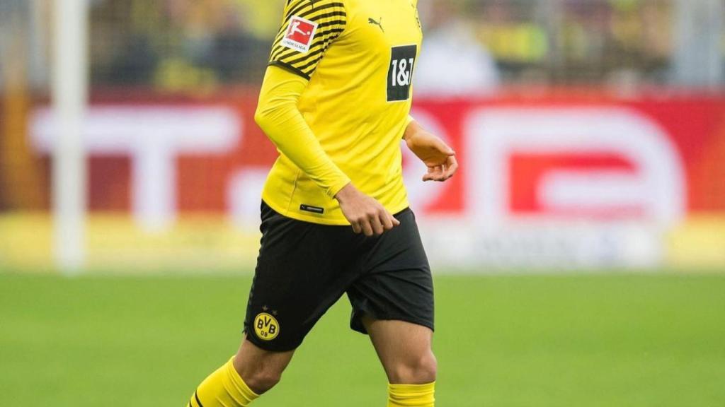 Reinier Jesús, durante un partido con el Borussia Dortmund