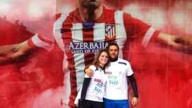 Isabel y Tomás Díaz-Ayuso, en la maratón de Marca.
