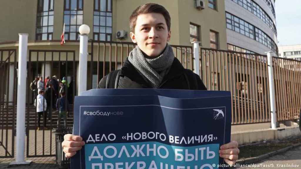 El joven opositor ruso Yegor Zhukov