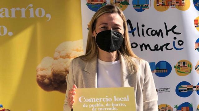 Concejala de Comercio en Alicante, Lidia López.