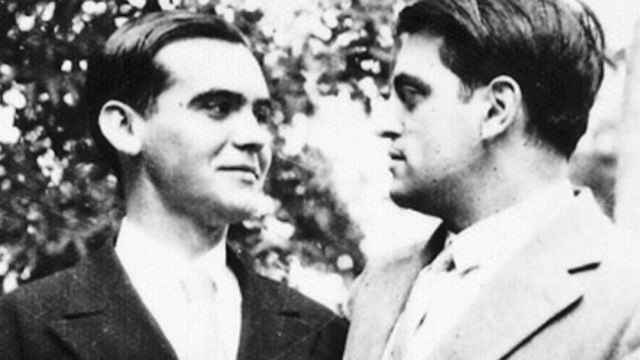 Imagen de Buñuel junto a Lorca que ilustra la nueva edición de su obra literaria. Foto: Cortesía de la editorial Cátedra