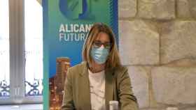 Mari Carmen de España, durante la presentación de 'Alicante Futura'.