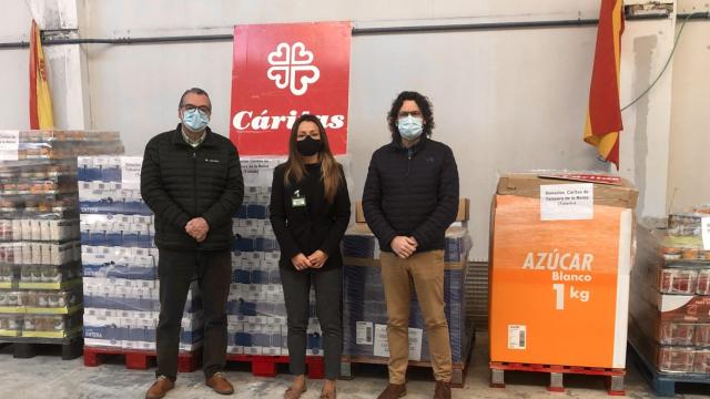 Mercadona entrega más de cinco toneladas de alimentos a Cáritas de Talavera de la Reina