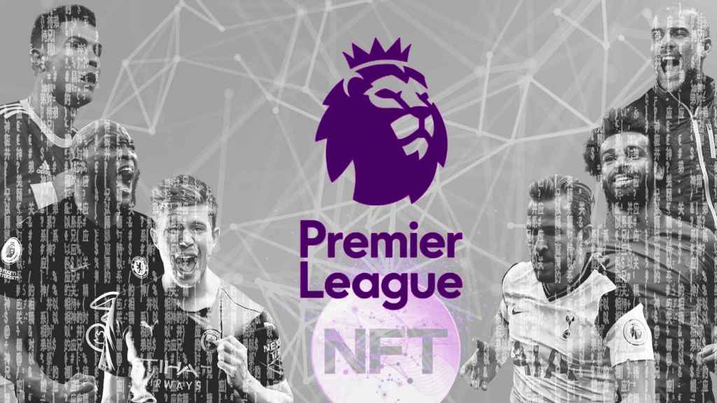 Fotomontaje de la Premier League y las NFT