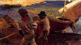 Joaquín Sorolla: 'Fin de la jornada', 1900