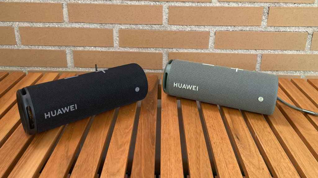 El Huawei Sound Joy en horizontal.