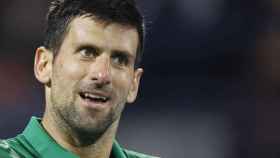 Novak Djokovic tras el partido en Dubái