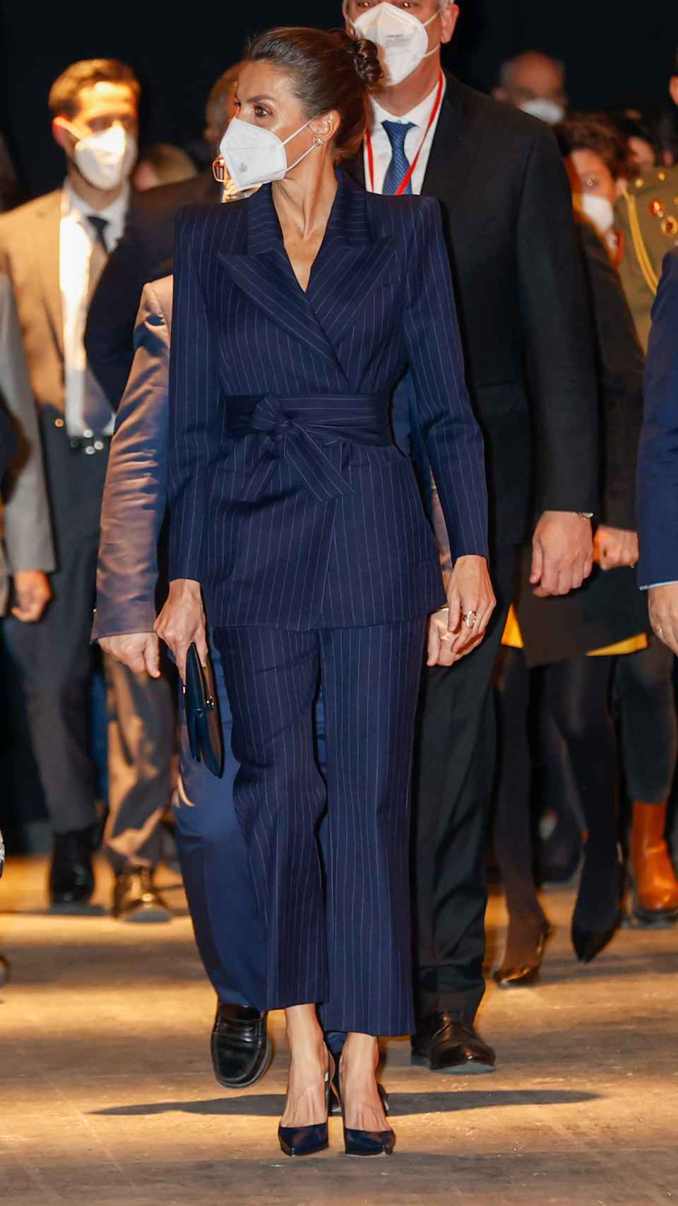 El 'outfit' que ha escogido la Reina para visitar ARCO este jueves 24 de febrero.