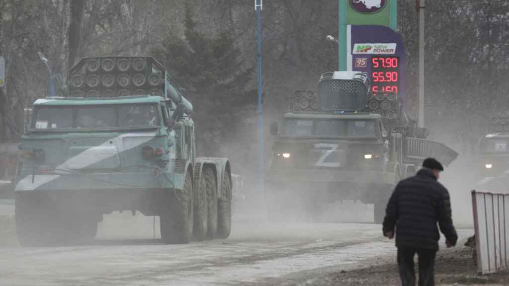 Tanques en Kiev.