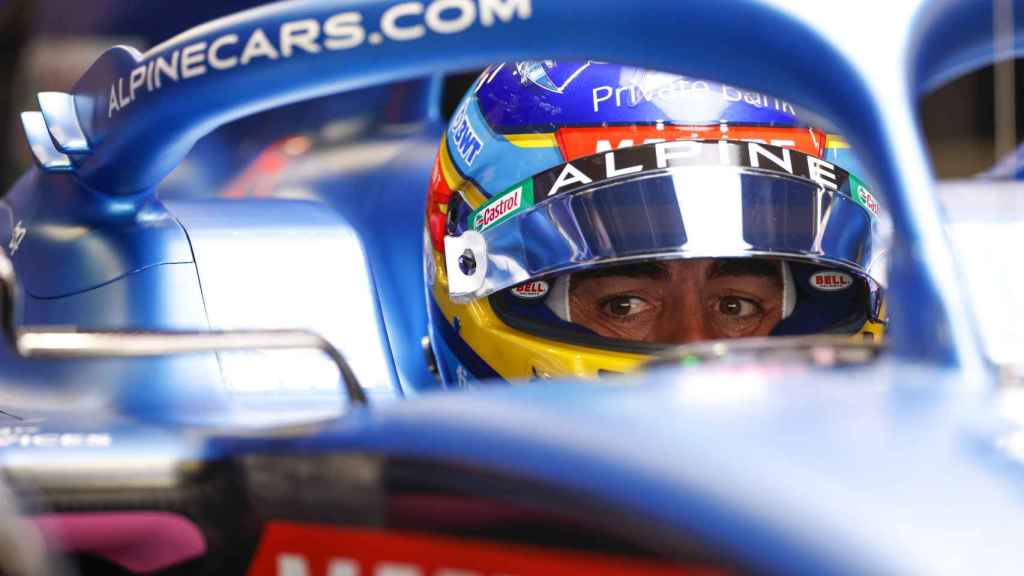 Fernando Alonso en los test de Barcelona de la Fórmula 1