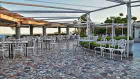 Imagen de la terraza del restaurante del Club Mediterráneo de Málaga.