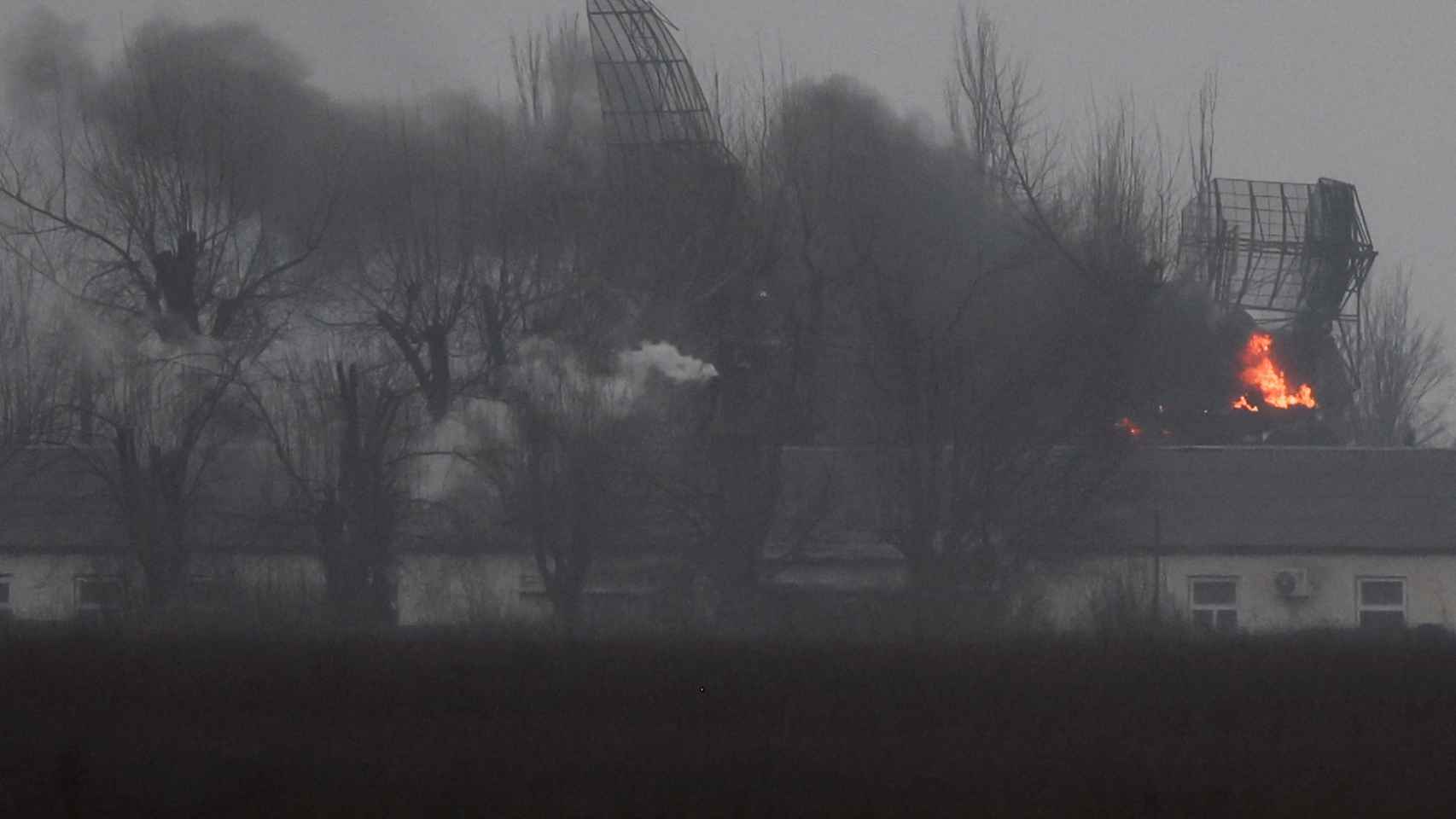 Primeras imágenes del bombardeo sobre Kiev y varias ciudades ucranianas más.