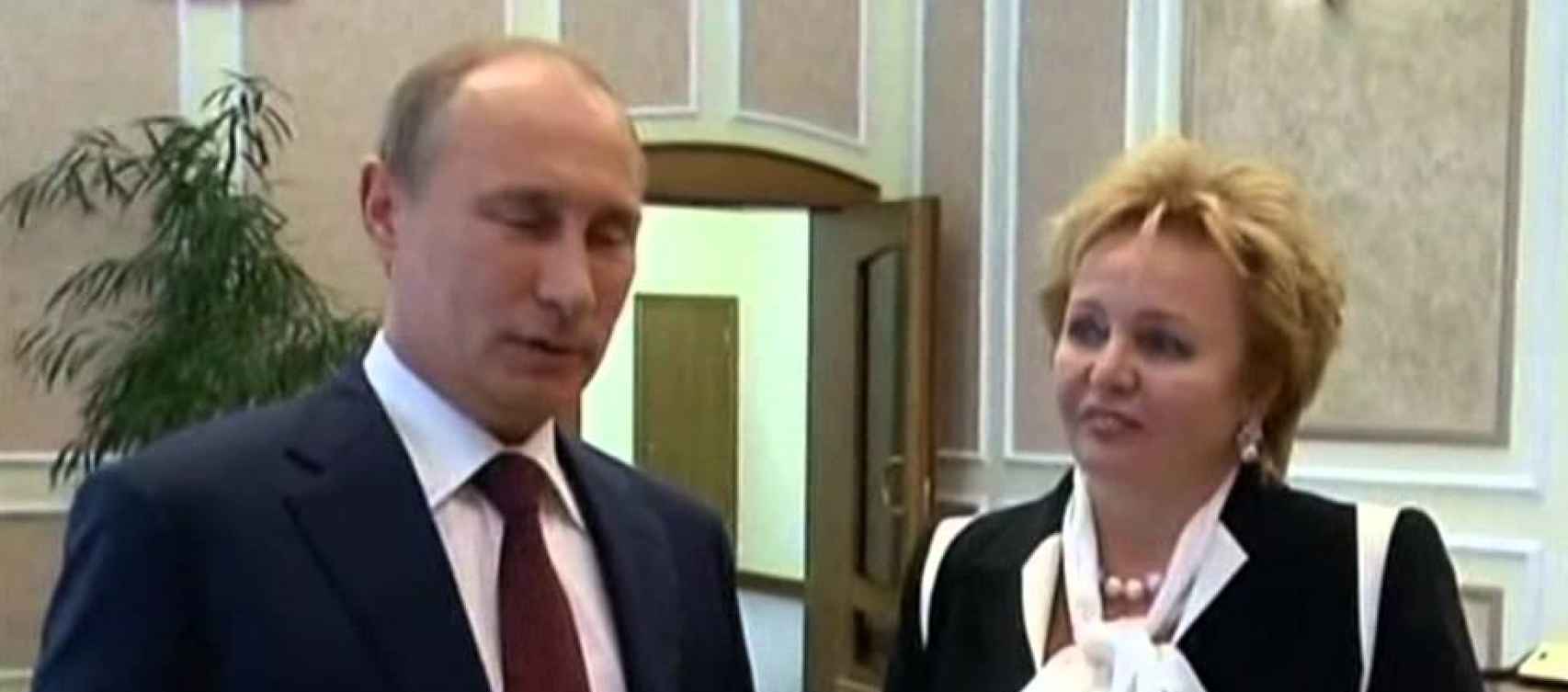 Putin y su mujer cuando anunciaron su divorcio.