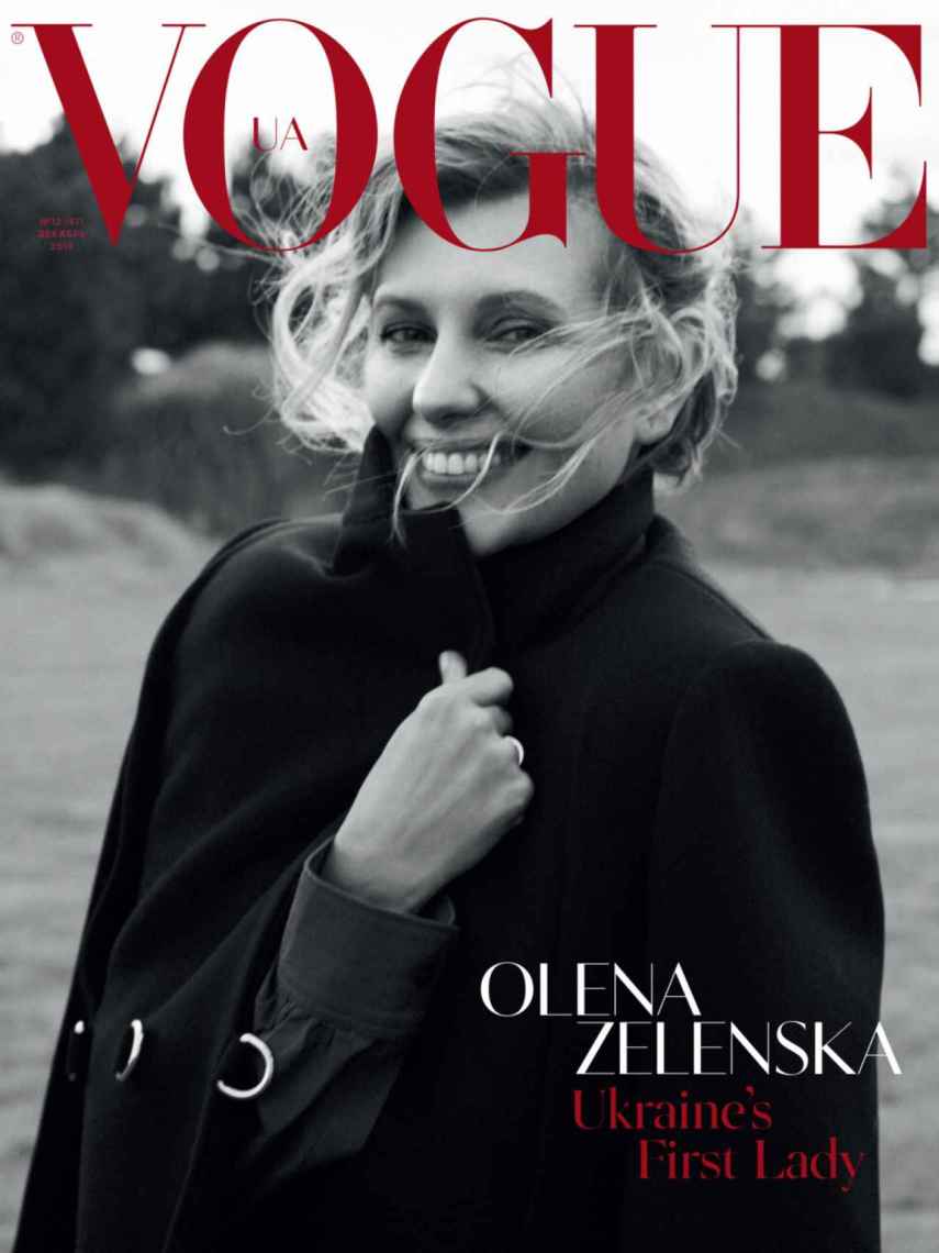 Olena Zelenska en la portada de la revista Vogue, en 2019.