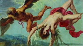 Jacob Peter Gowy: 'La caída de Ícaro', 1636 - 1638. Museo del prado. El mito de Ícaro y Dédalo aparece referenciado en el relato “Alas”, de Irene Gracia