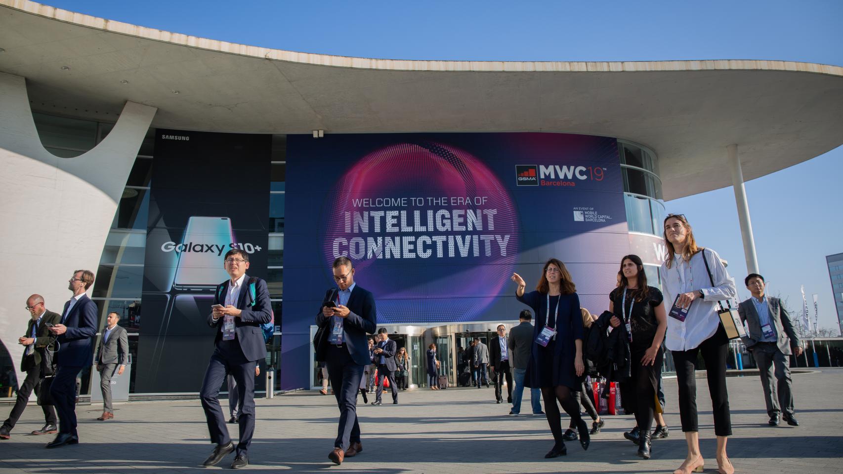 Exteriores del MWC de Barcelona de 2019