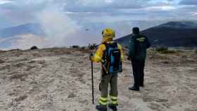 Incendio forestal en Chanos, dentro de la provincia de Zamora