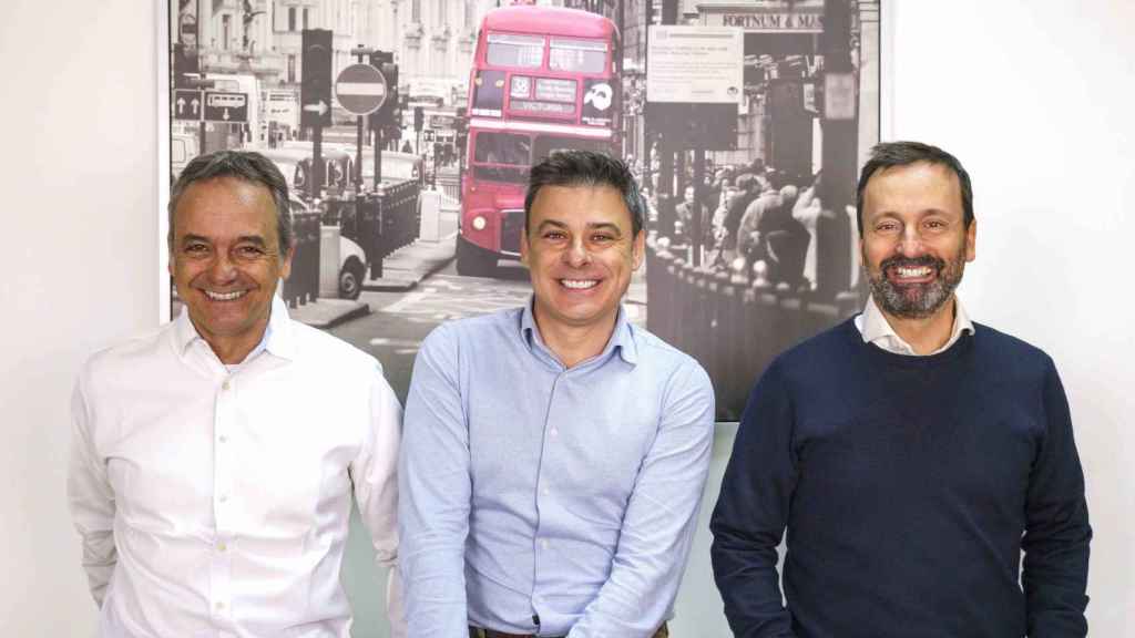 De izquierda a derecha: Alex Collart, cofundaor; Eusebi Llensa, CEO y cofundador, y Pau Cerdá, cofundador.