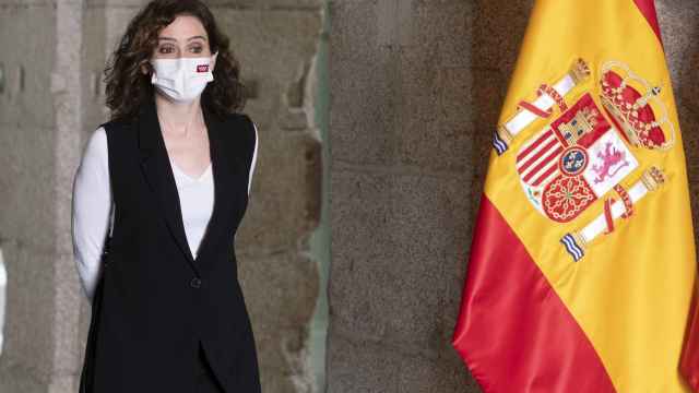 Isabel Díaz Ayuso,se ha reunido este lunes con el ministro consejero de la Embajada de Ucrania en España.
