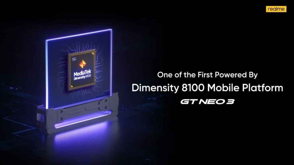 Realme GT Neo3 MediaTek Dimensity 8000